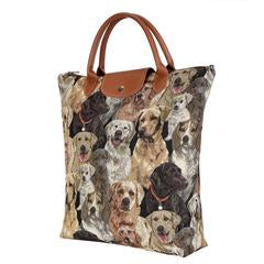 Foldaway shopping bag - Labrador (5962462265512)