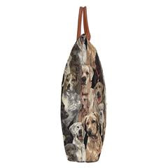 Foldaway shopping bag - Labrador (5962462265512)