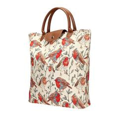 Foldaway shopping bag - Robin (5962462298280)