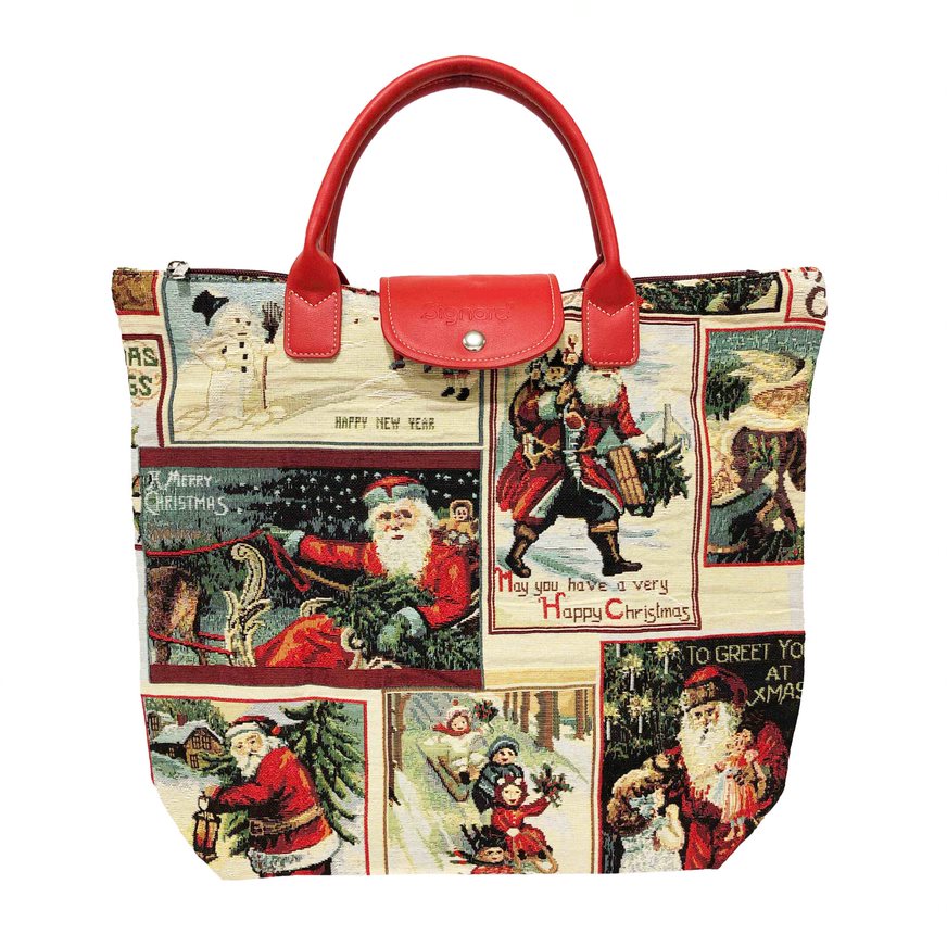 Foldaway Bag - Xmas Santa (5957660606632)