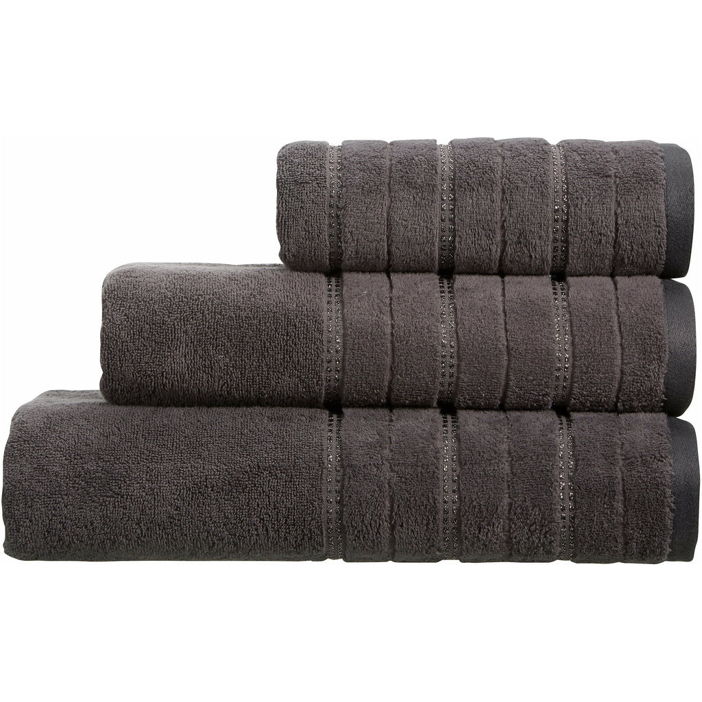 Charcoal Glitz Towels (6272093880488)