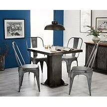 COSMO INDUSTRIAL GREY METAL CHAIR (set of 2) (5917149167784)