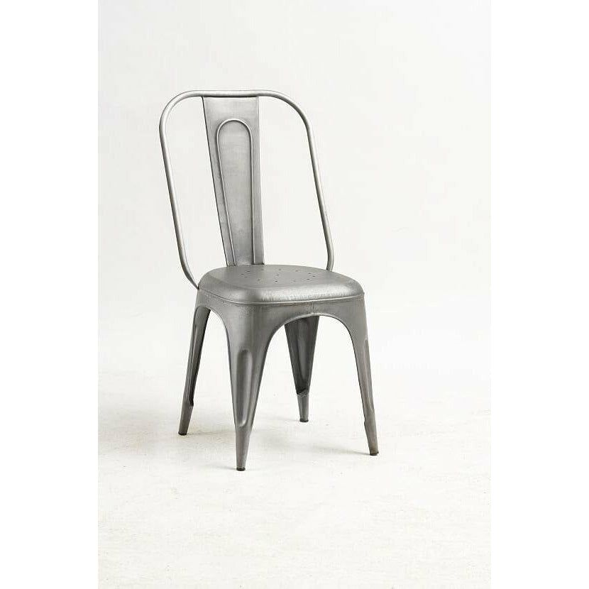 COSMO INDUSTRIAL GREY METAL CHAIR (set of 2) (5917149167784)