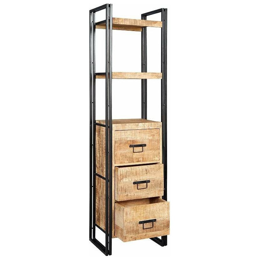 COSMO INDUSTRIAL SLIM BOOKCASE (5917147725992)