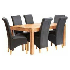 LEATHER DINING CHAIR MATCHING OUR TOKO LIGHT RANGE (set of 2) (5917160865960)