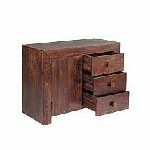 TOKO DARK MANGO 3 DRAWER SIDEBOARD (5917158932648)