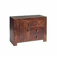 TOKO DARK MANGO 3 DRAWER SIDEBOARD (5917158932648)