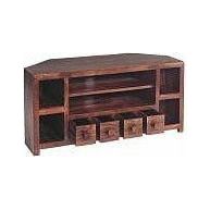 TOKO DARK MANGO CORNER TV UNIT (5917159325864)