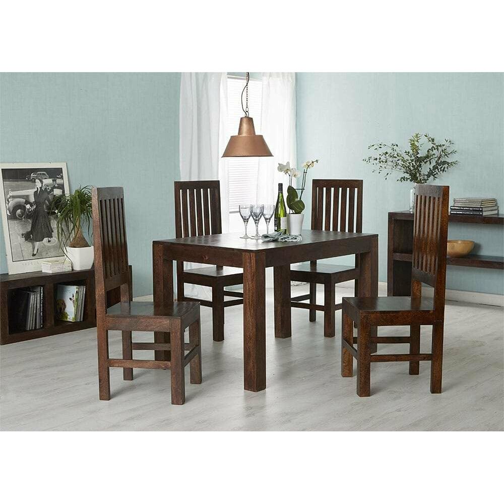 TOKO DARK MANGO DINING TABLE SMALL 4FT (120CM) (5917159653544)