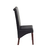 LEATHER DINING CHAIR MATCHING OUR TOKO DARK RANGE (set of 2) (5917159686312)