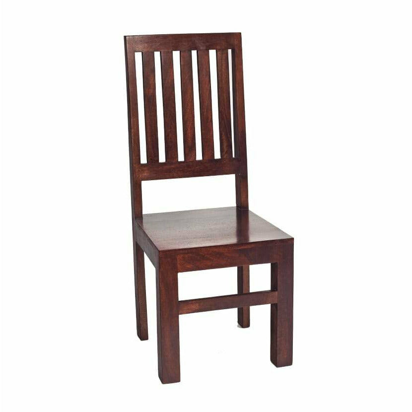 TOKO DARK MANGO SLAT BACK CHAIR (Set of 2) (5917159751848)