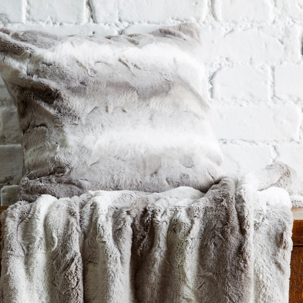 Faux fur cushion clearance cover