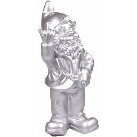 Garden creations ornament Rude Gnome in Zinc (6201993330856)