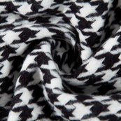 SC-Tartan Shawl - Hound Tooth Black & White (5957662638248)