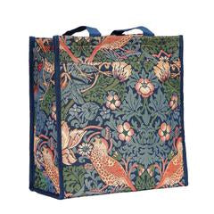 Shopper Bag - Strawberry Thief Blue (5957658345640)