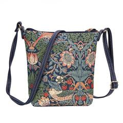 Sling Bag - Strawberry Thief Blue (5962465378472)