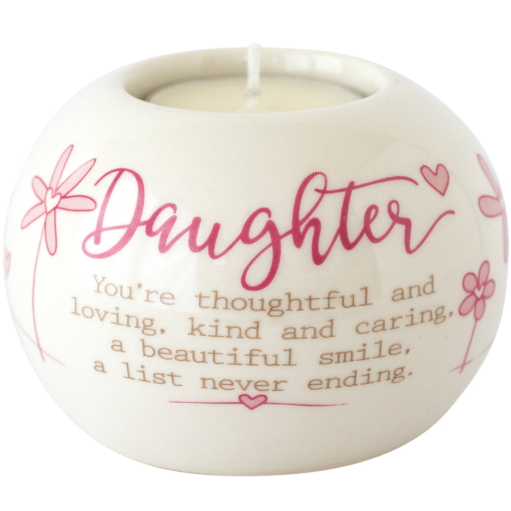 Ceramic Tea Light Daughter (5943650582696)