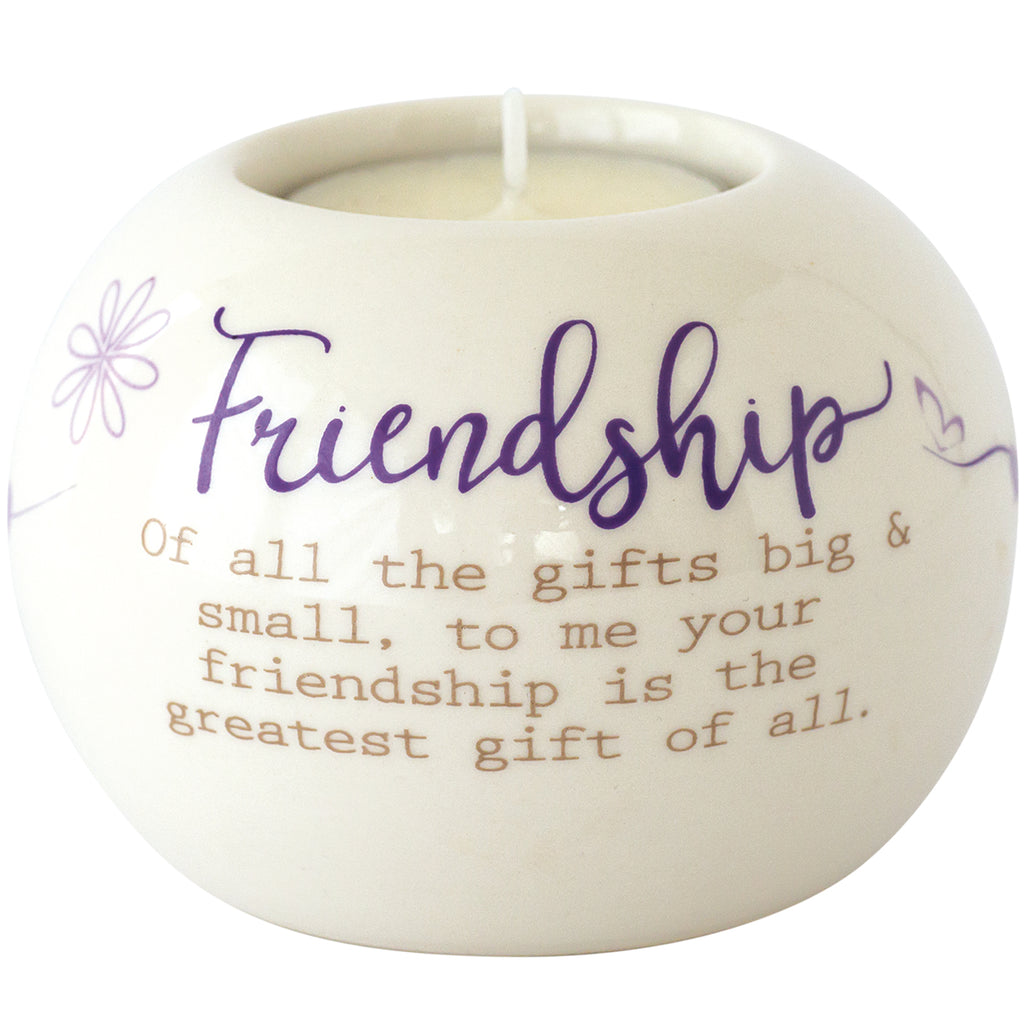 Ceramic Tea Light Friendship (5943650615464)