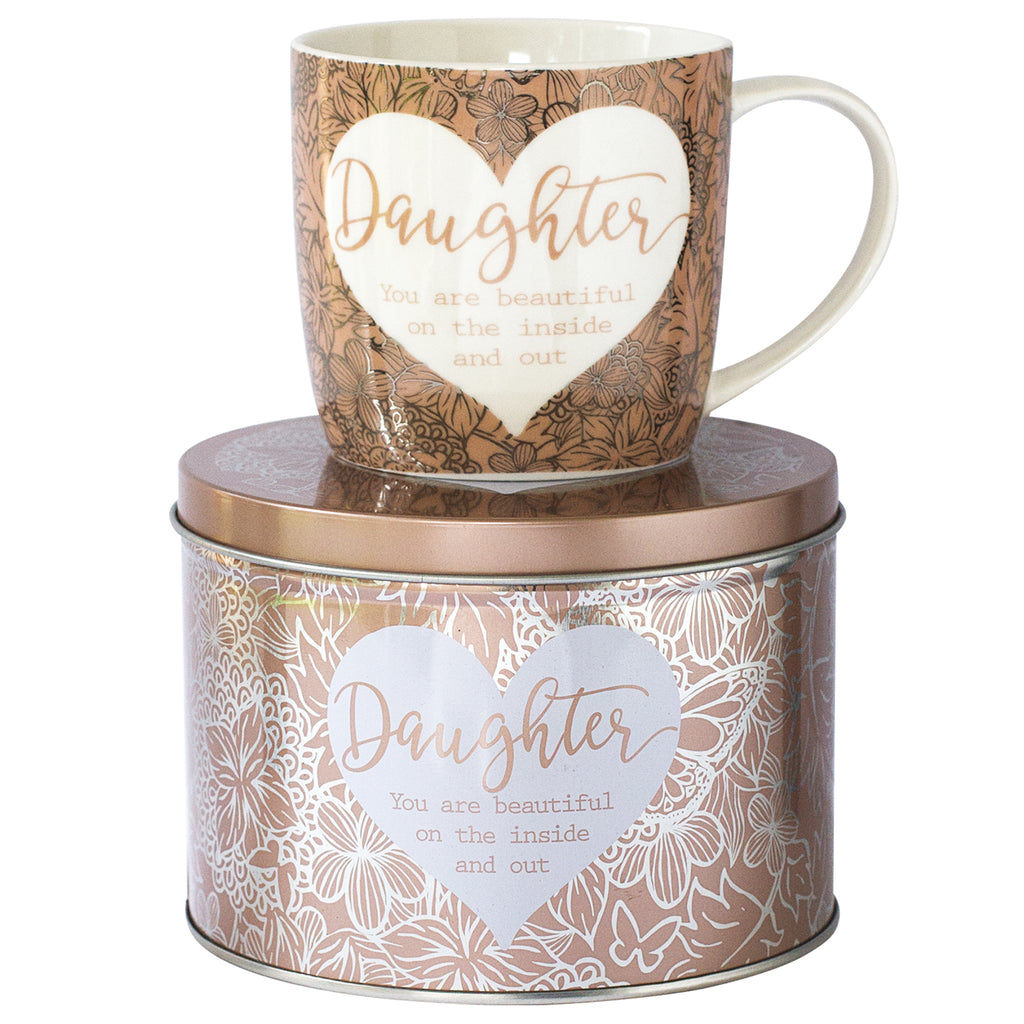 Sentiment Mug & Tin Daughter (5943649501352)