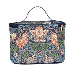 Vanity Bag - Strawberry Thief Blue (5962465771688)