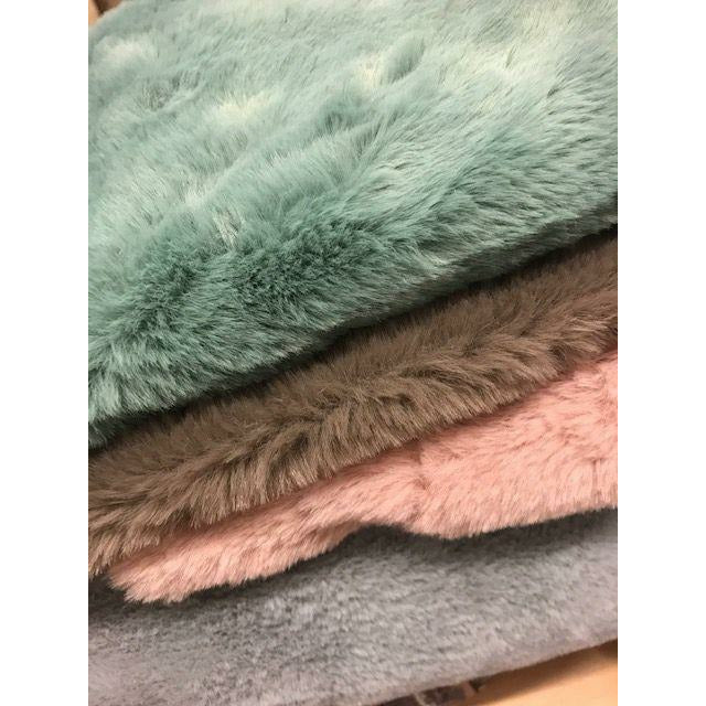 Bellissimo Chinchilla Faux Fur Throw Teal 130 x 180cm (7112251703464)