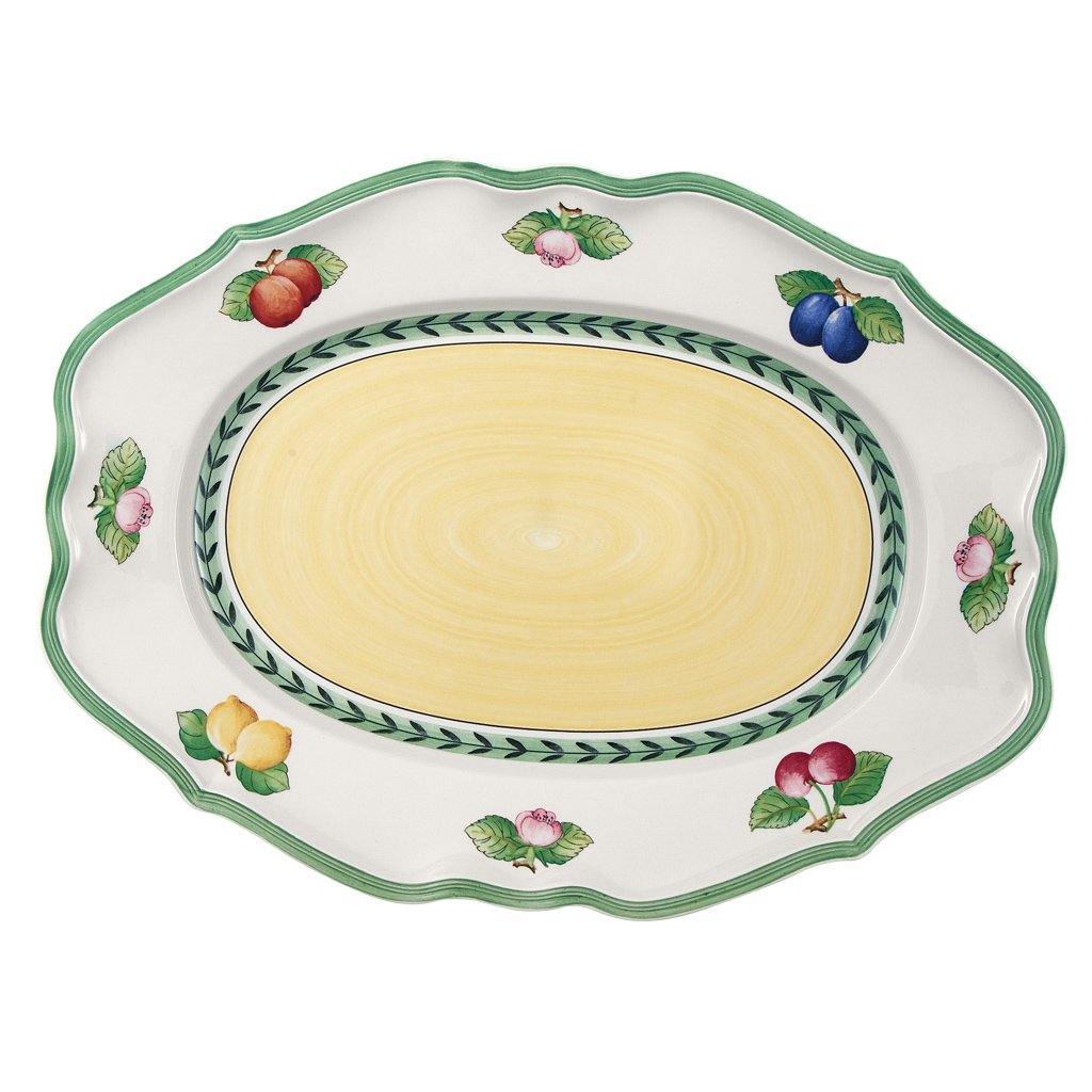 French Garden Oval platter (6103925719208)