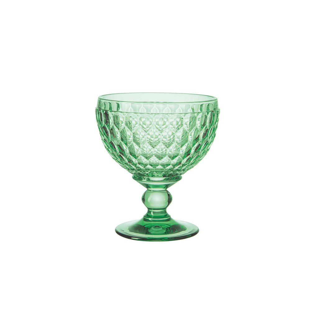 Boston coloured Champagne / dessert bowl green ( Set of 4) (6103939023016)