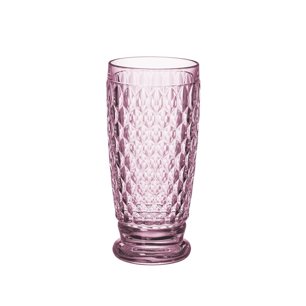 Boston coloured Highball/beer tumbler rose( Set of 4) (6103931715752)