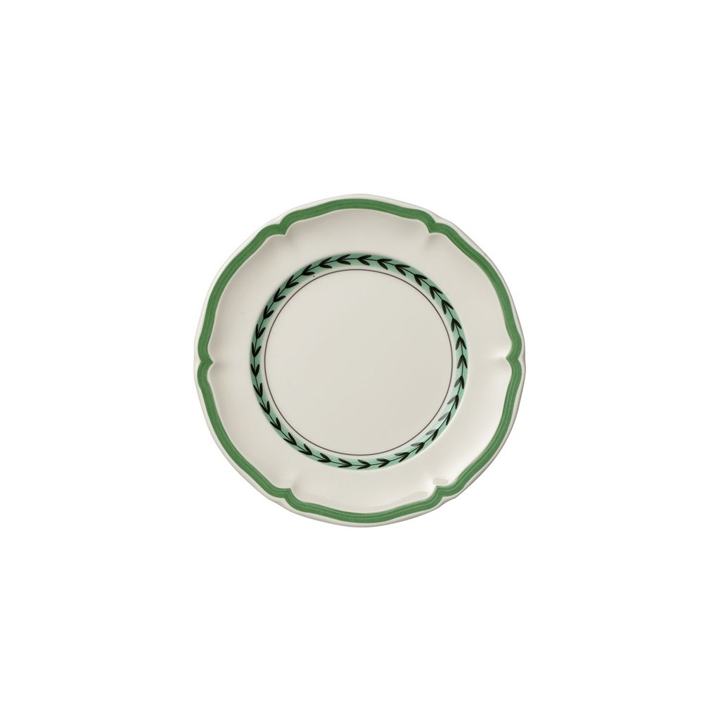 French Garden Green Line Bread & butter plate (6103935647912)