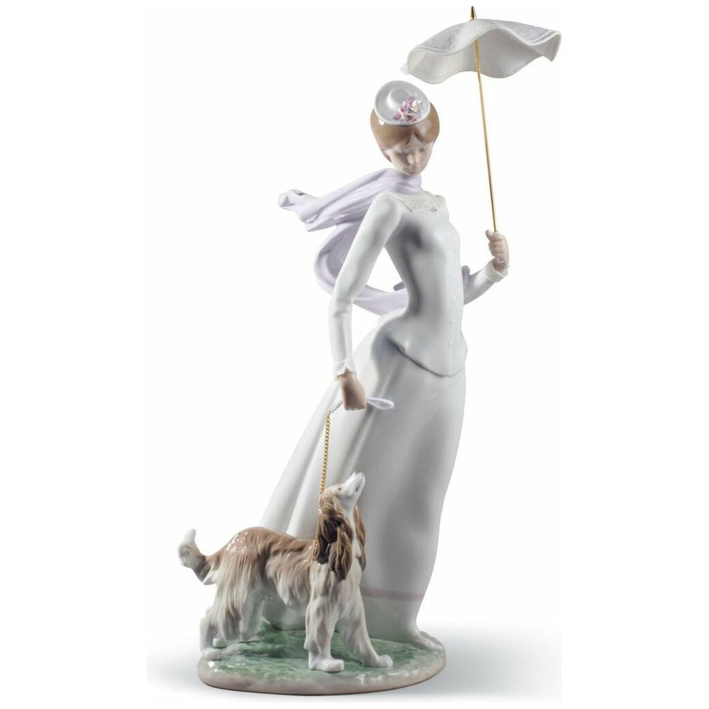 Lladro Lady with shawl Figurine (5869478412456)