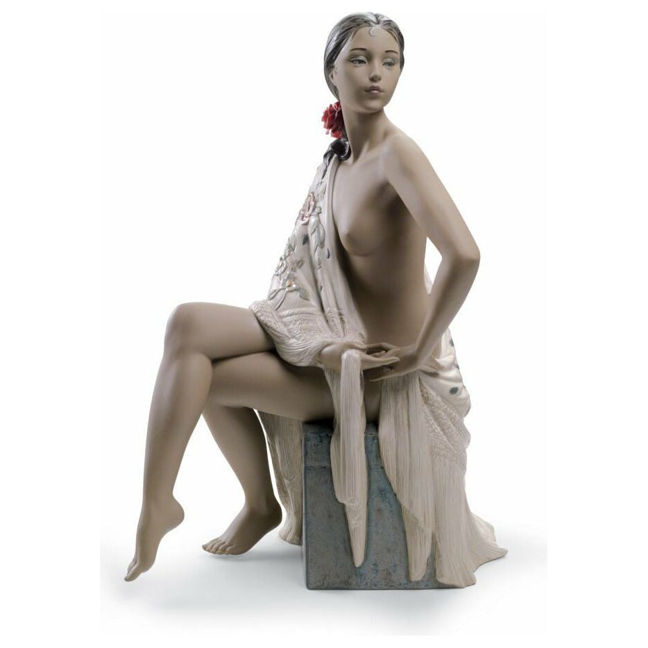 Lladro Nude with shawl Figurine (5869481361576)